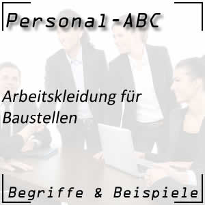 Arbeitskleidung für Baustellen