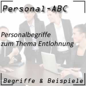 Personalbegriffe zur Entlohnung