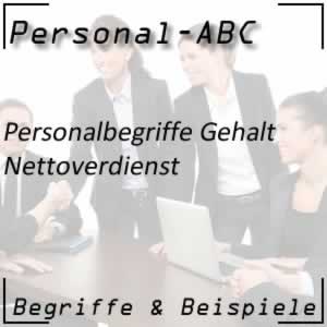 Nettoverdienst oder Nettolohn