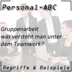 Teamwork bei der Gruppenarbeit