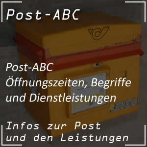 Informationen zur Post