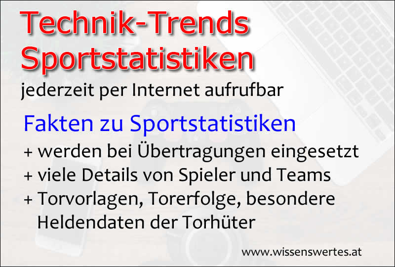 Sportstatistiken im Internet