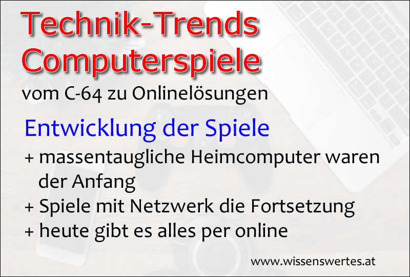 Technik Trends bei Computerspiele