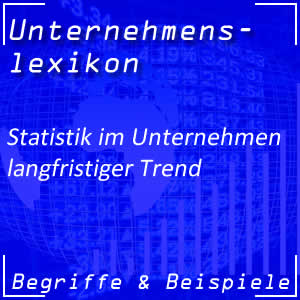 Langfristiger Trend in der Statistik