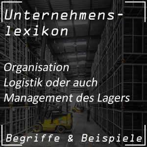 Logistik oder Management des Lagers