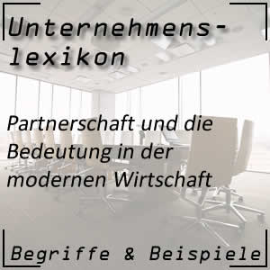 Partnerschaft zwischen Unternehmen