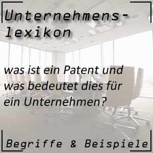 Patent im Unternehmen