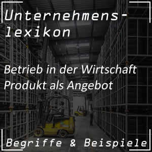 Produkt im Unternehmen