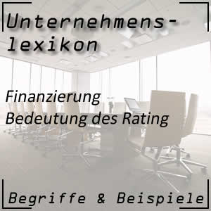 Funktion des Rating bei Unternehmen