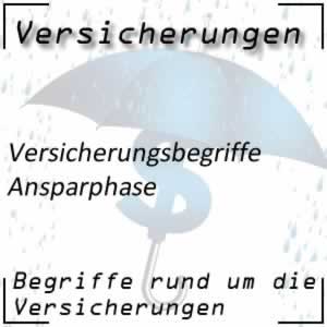 Ansparphase in der Lebensversicherung