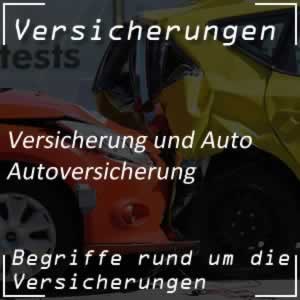 Autoversicherung und seine Unterarten