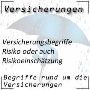 Risikoeinschätzung bei Versicherung