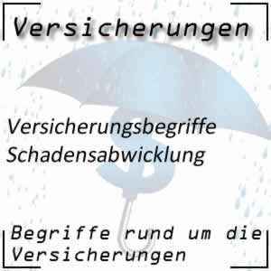 Schadensabwicklung durch Versicherung