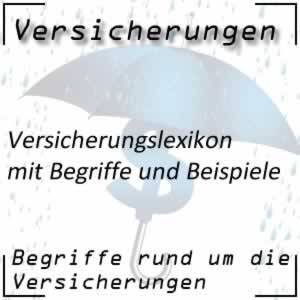 Versicherungslexikon mit Versicherungsbegriffe