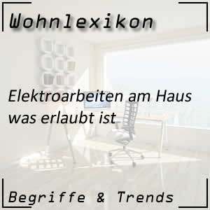 Elektroarbeiten am Haus