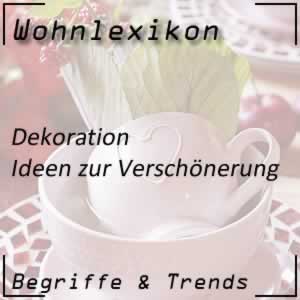 Dekoration von Wohnräume