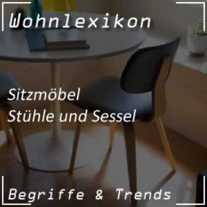 Sitzmöbel für die Wohnung