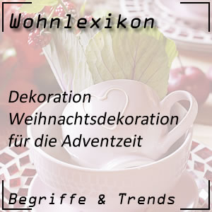 Ideen für die Weihnachtsdekoration