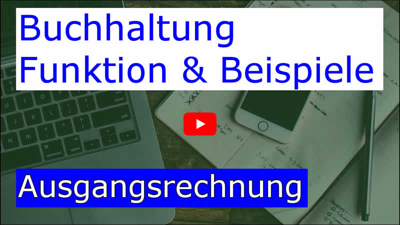 Video über die Verbuchung der Ausgangsrechnung